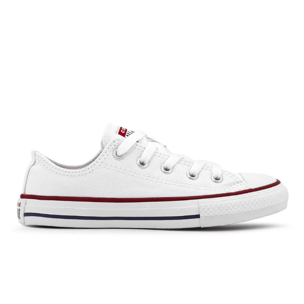 Miniatura Tênis Converse Chuck Taylor All Star Juvenil Branco / Vermelho - 26