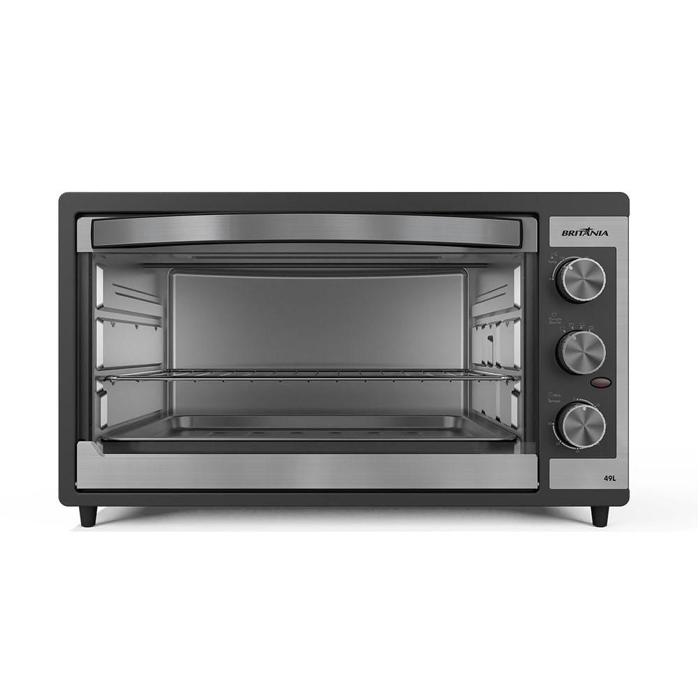 Miniatura Forno Elétrico 49L Britânia BFE49 Dupla Resistência 220V