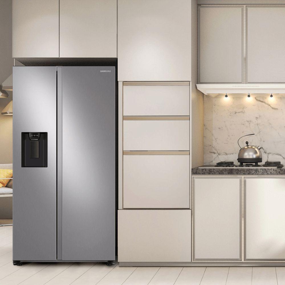 Geladeira Samsung Side By Side RS60 602 Litros Inox Look RS60T5200S9/BZ 220V