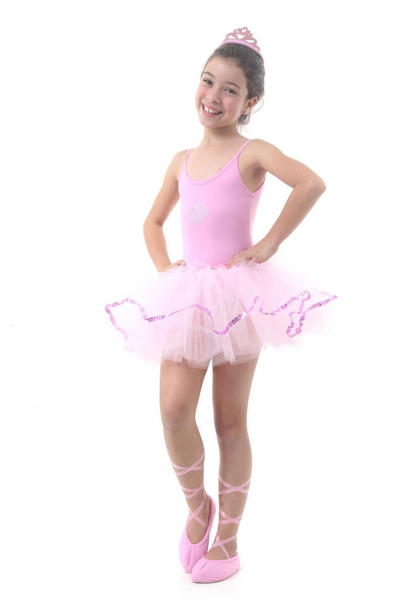 Fantasia Bailarina Branca Infantil - Carnaval