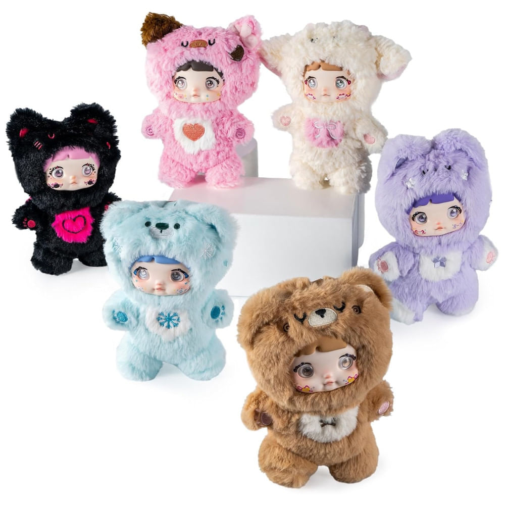 Miniatura Blind Box,Coleção Nommi Loveliness Never Ends: Caixa Surpresa de Pelúcia com 1 Figura Fofa para Coleção de Presentes de Aniversário,BEEMAI