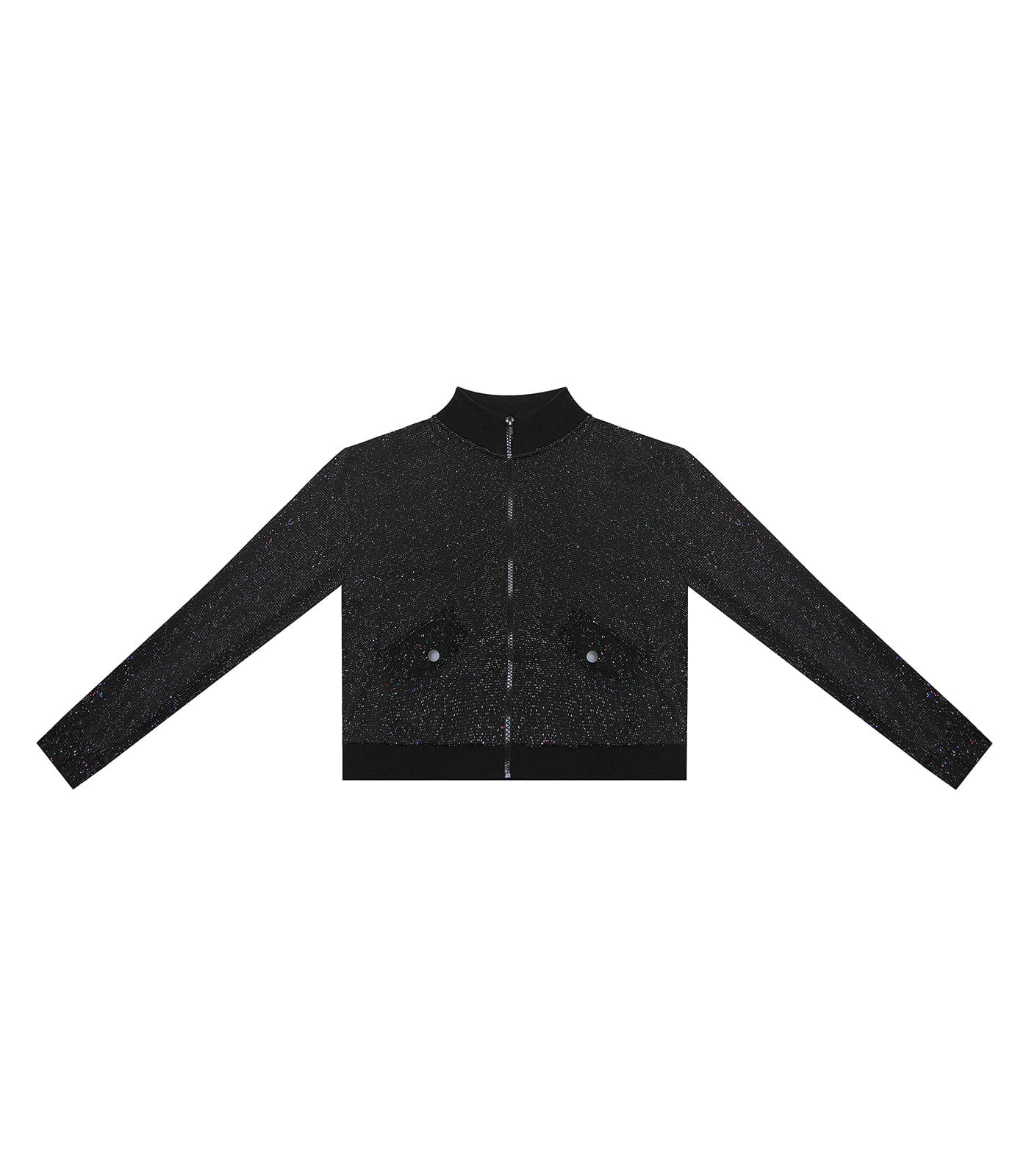 Miniatura Jaqueta Juvenil Feminina Minty Preto 14