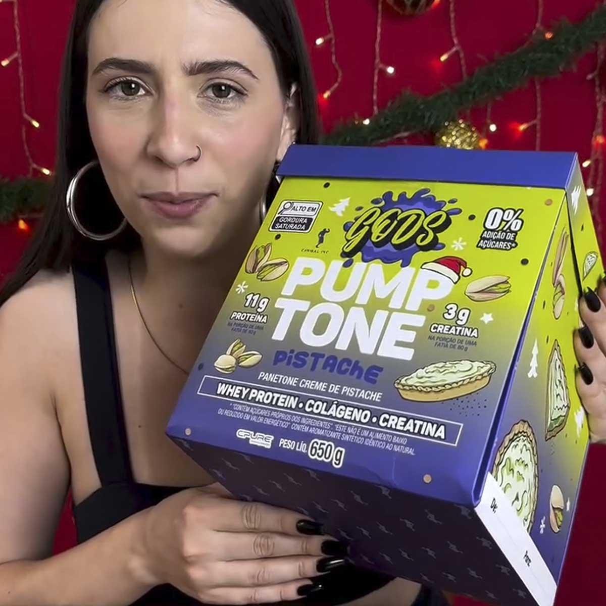 Panetone Whey Protein Sweet Magic Pumptone 650G Creme Avelã