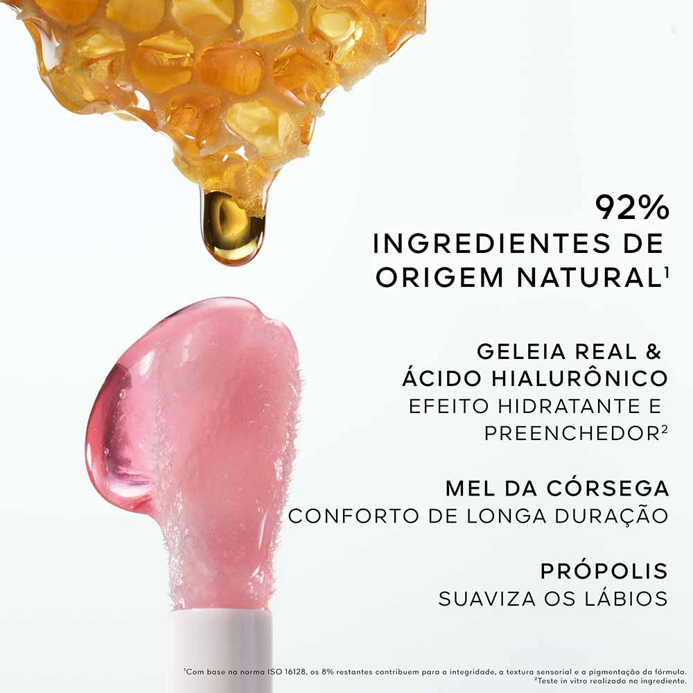 Miniatura Lip Oil Guerlain - Kiss Kiss Bee Glow 209 Blooming