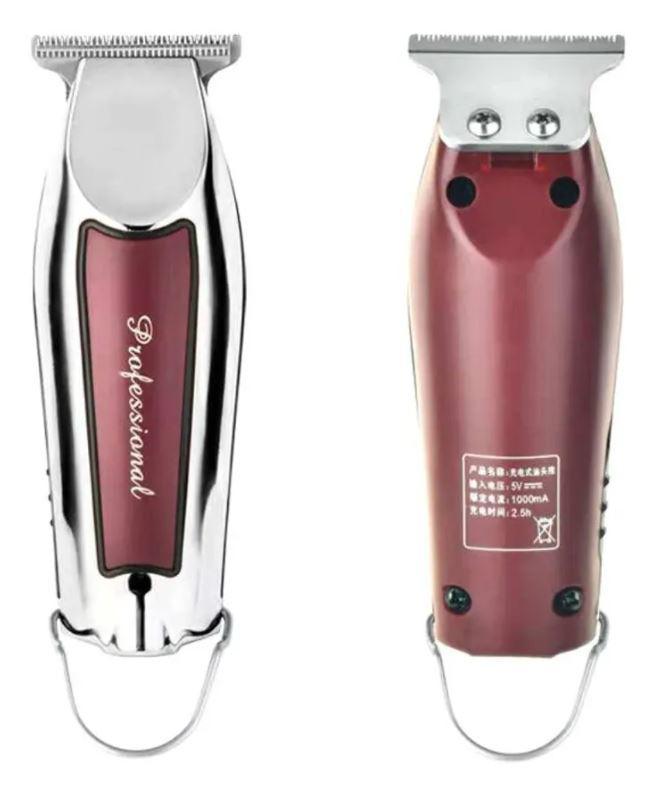 Miniatura Máquina Acabamento Super Mini Sem Fio Kemei Km-9163 Original Óleo lubrificante - pilha - Branco - 1 - Máquina de cortar cabelo - Acabamento - Kemei - 3 - 2 - Rotativo