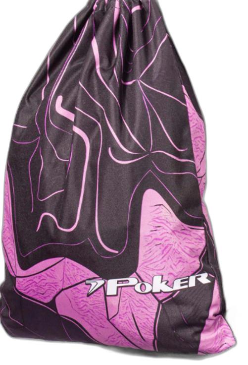 Miniatura Saco Poker Estampado Gymbag Preto/Roxo St
