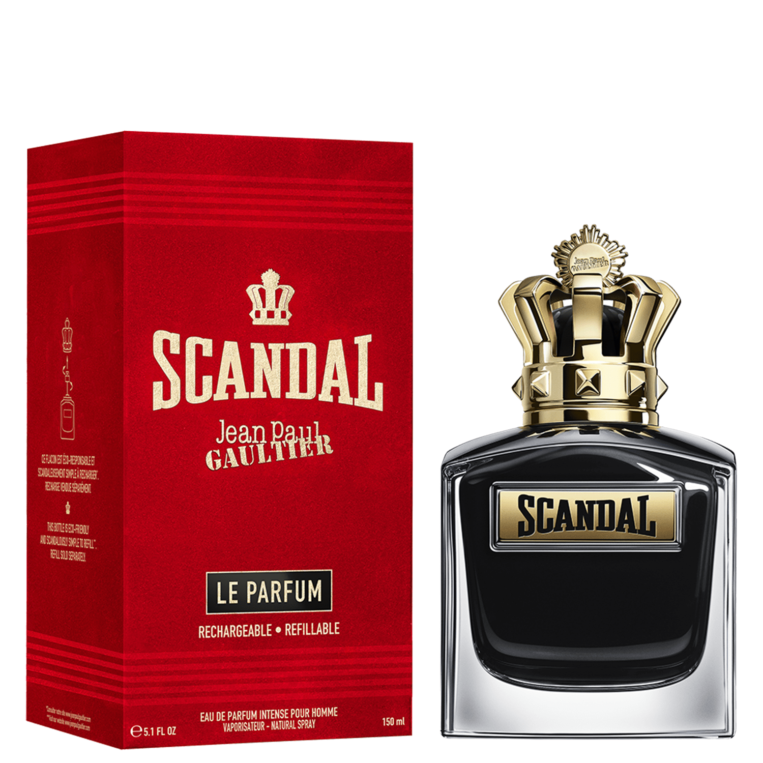 Miniatura Scandal Pour Homme Jean Paul Gaultier Eau de Parfum - Perfume Masculino 150ml
