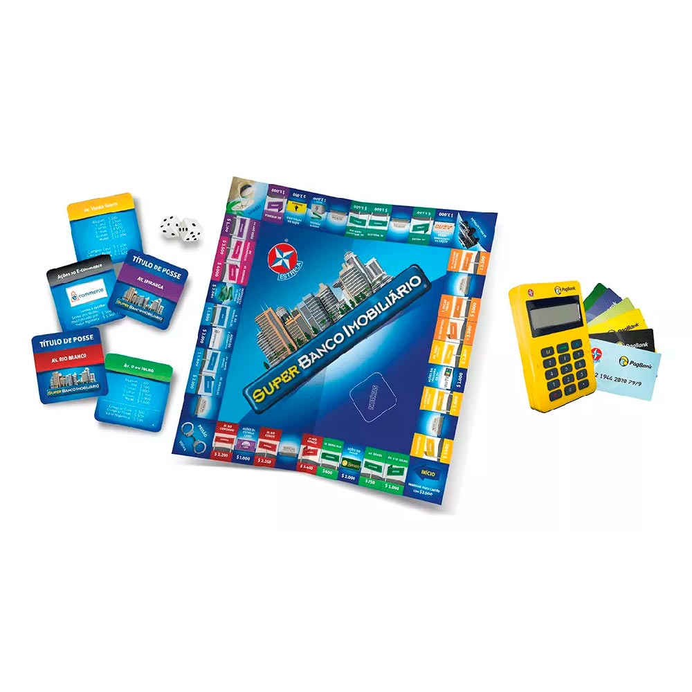 Miniatura Jogo Super Banco Imobiliário Estrela