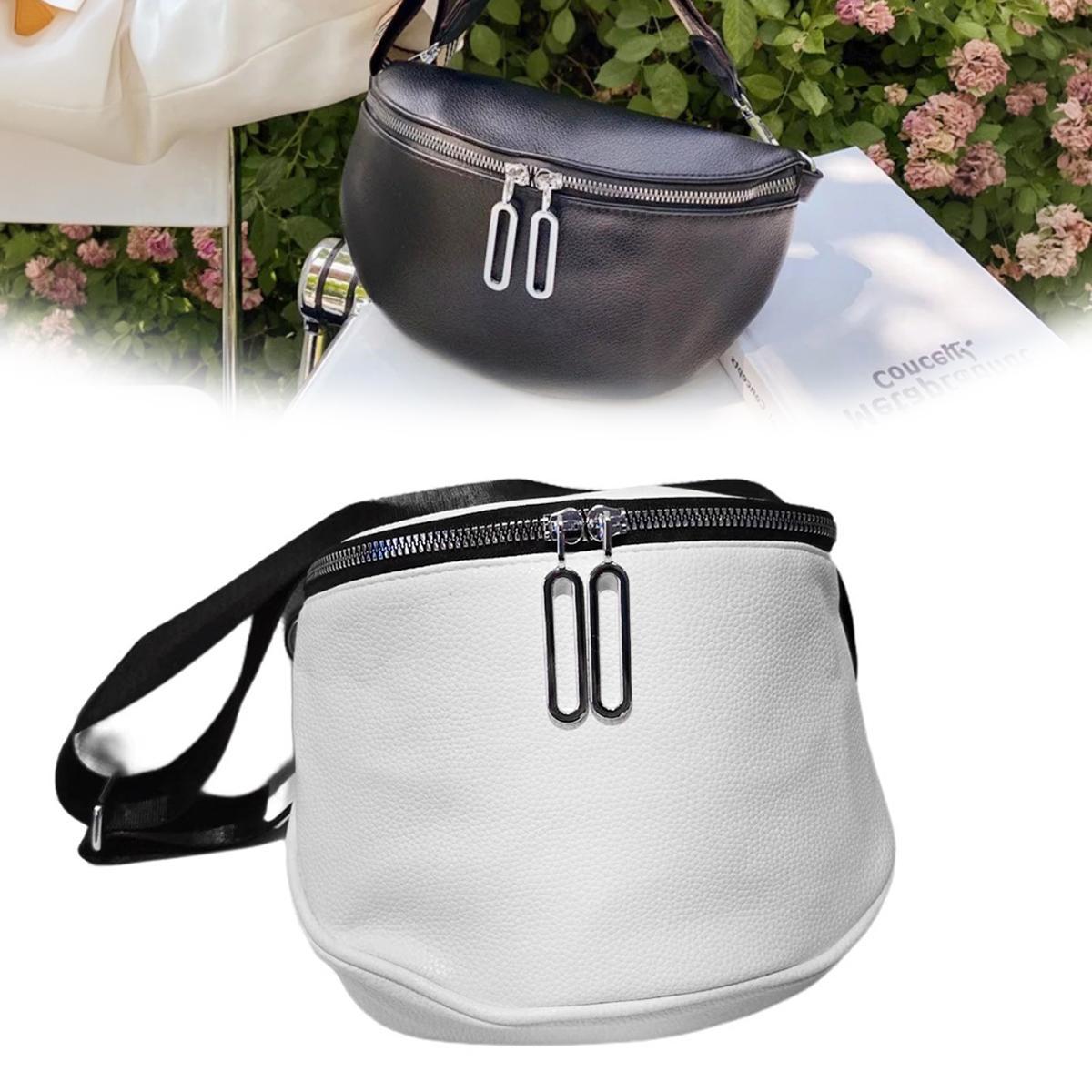 Miniatura Bolsa Transversal Pochete Casual Alça Ajustável Lisa
