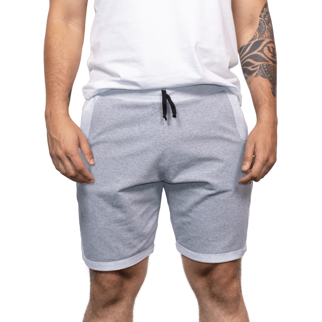 Bermuda Moletinho Inter - Cinza Mescla