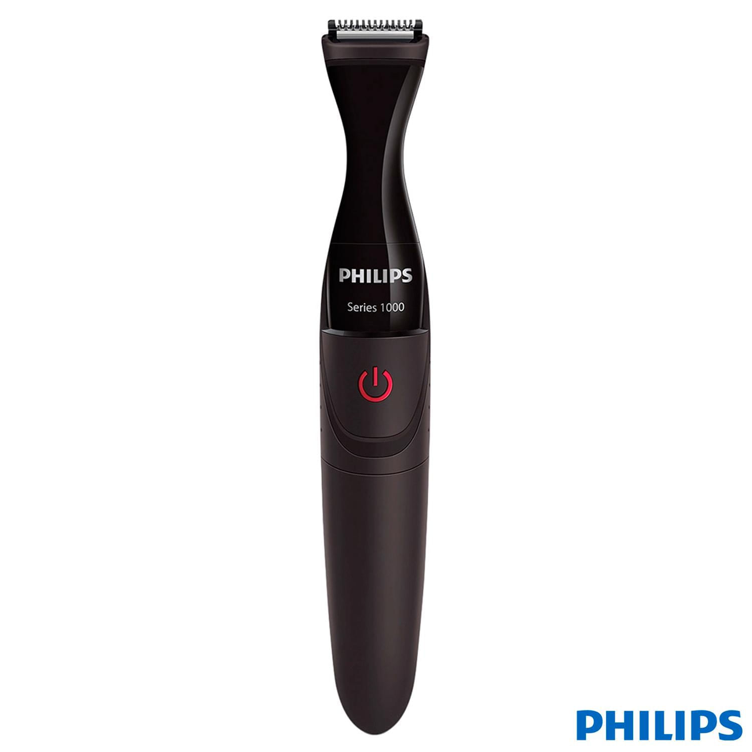 Miniatura kit Aparador de Pelos Multigroom Philips Uso Seco - MG1100/16 Bivolt