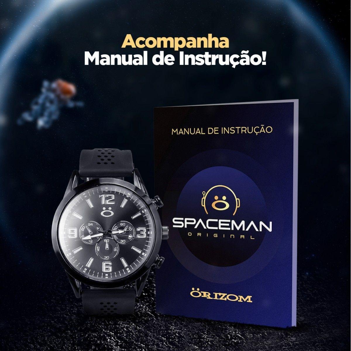 Miniatura Relógio Aço Inox Preto Masculino + Pulseira Pai Nosso +
