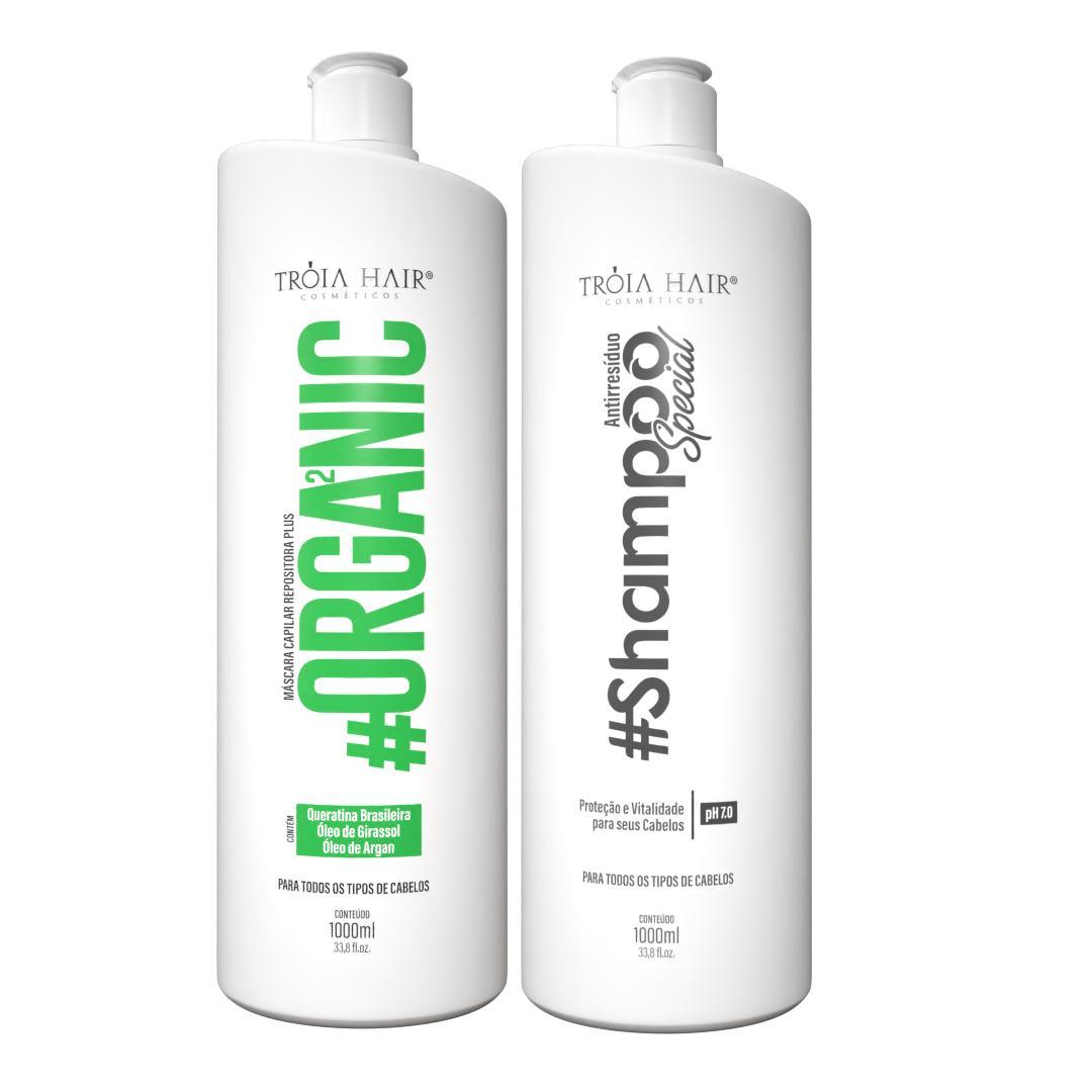Miniatura Kit Progressiva Semi Definitiva Organica Troia Hair Original Progressiva para cabelos - Troia hair