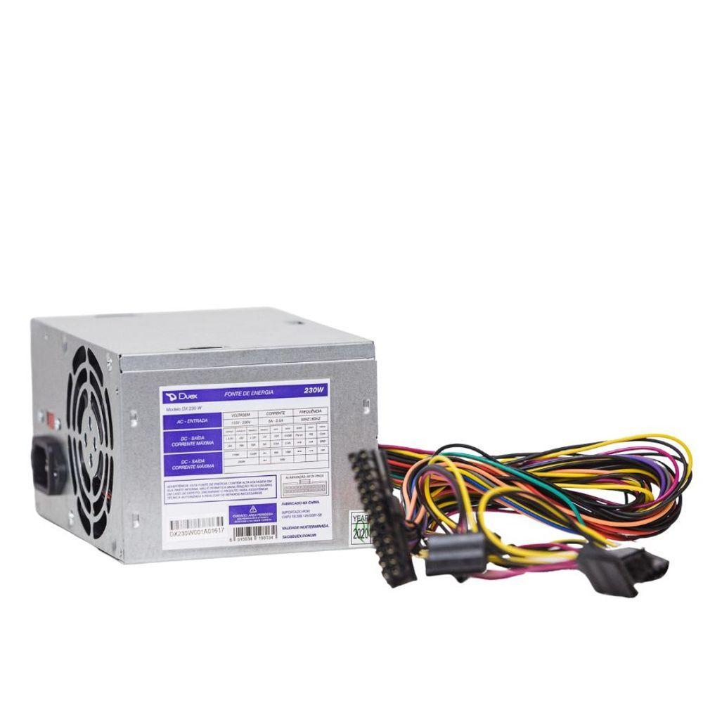 Miniatura Fonte Atx Duex 230w Vxpro Vx230se
