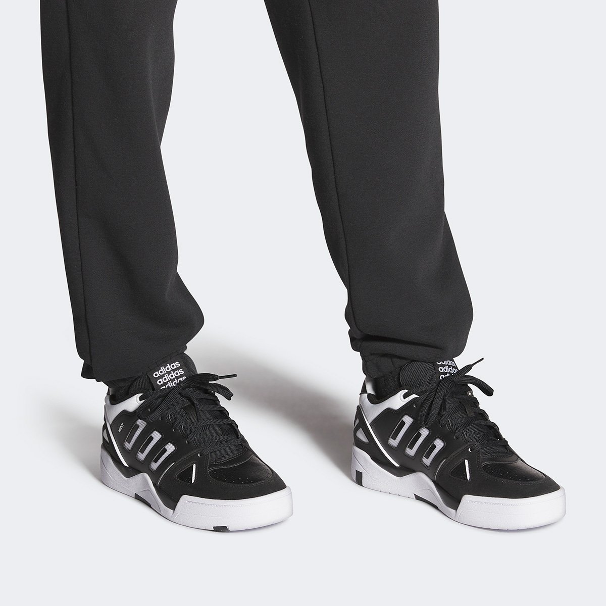 Miniatura Tênis Adidas Midcity Low Masculino Preto - 37