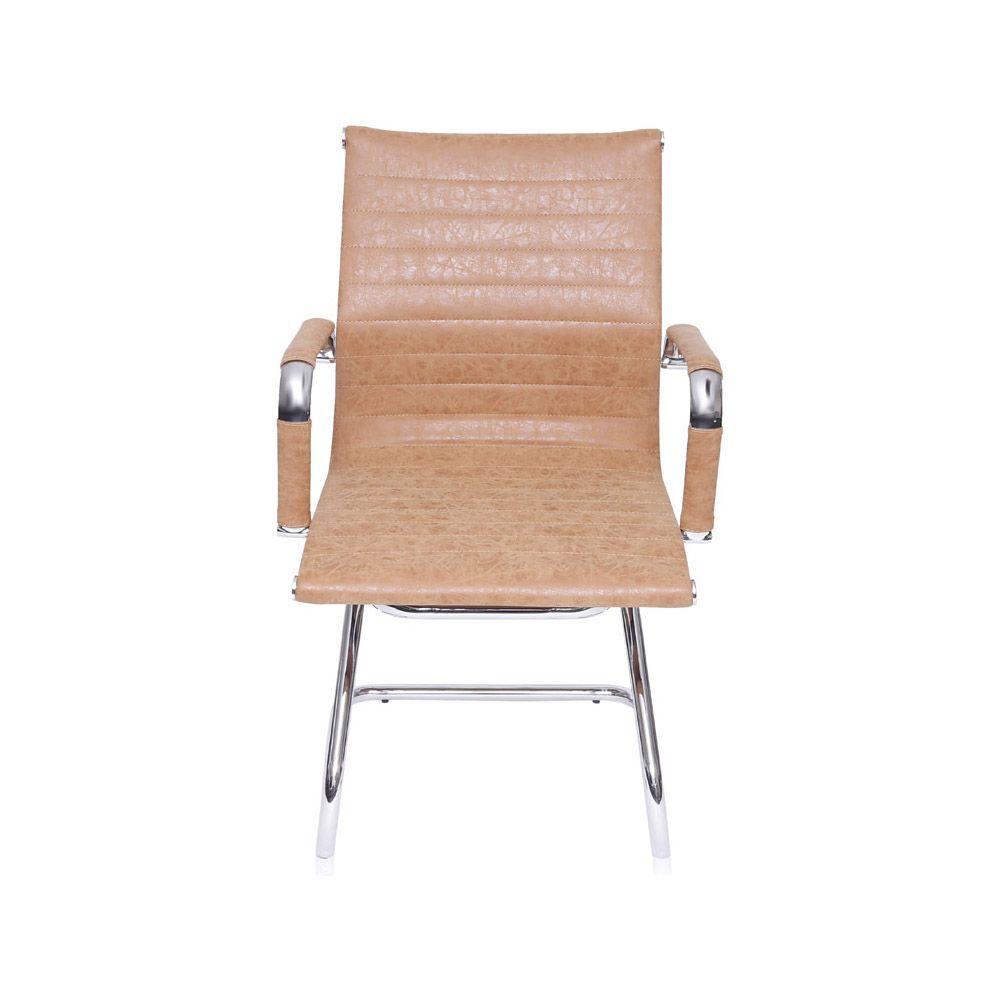 Miniatura Cadeira De Escritório Eames Fixa - Caramelo Retro