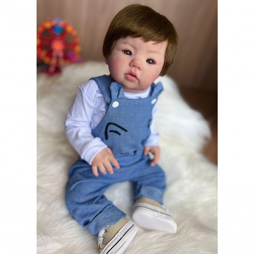 Miniatura Bebê Reborn Theo - Kit Simples Corpo Do Bebê Vinil