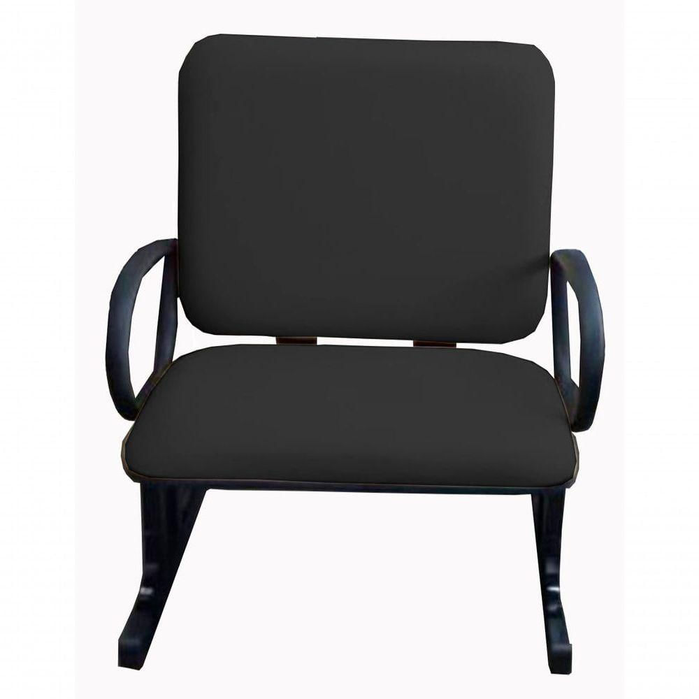 Miniatura 02 Cadeiras Para Escritório Para Obesos Até 250kg Preto