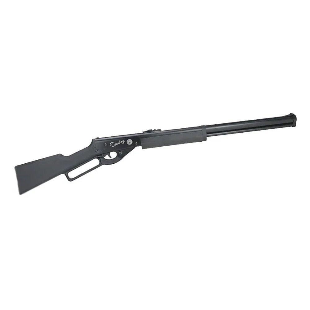 Miniatura Carabina Pressão Cowboy Lever Action 4.5 2cx Esferas Combo