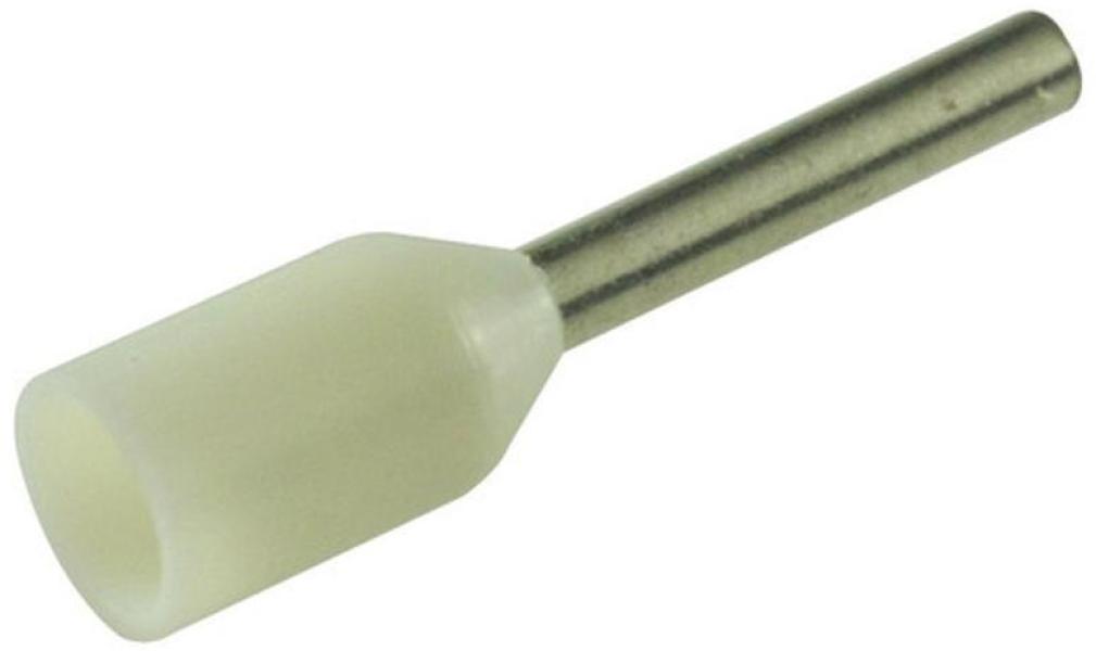 Miniatura Terminal Tubular Ilhós Conector 0,75Mm Pré Isolado - 500 Pçs