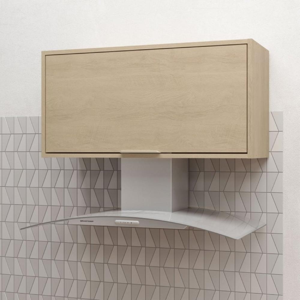 Jogo De Cozinha Modulada 5 Peças Karine Carvalho/Pistache Móveis Sul Moveis Sul Carvalho/Pistache