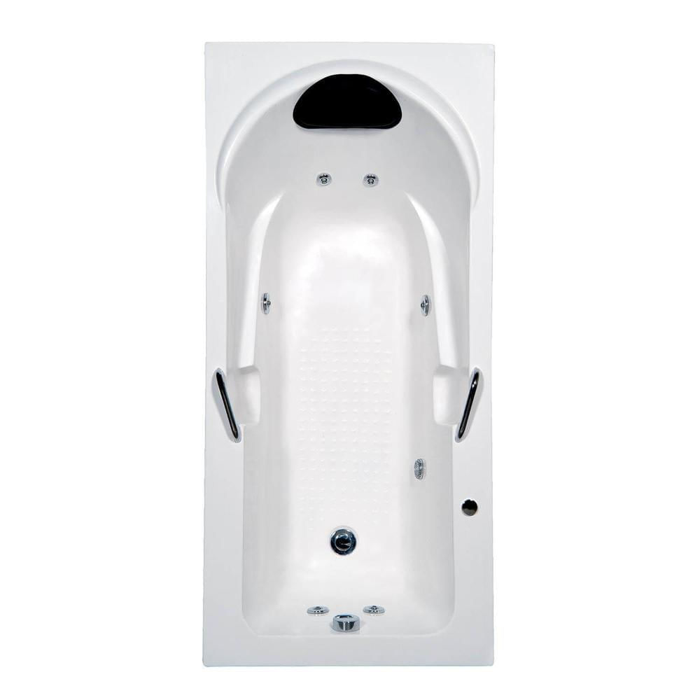 Miniatura Banheira Hidromassagem Astra Capri Super Luxo 170cmx80cmx43cm - 04 Jatos Acrílico P1 Com Aquecedor 110V