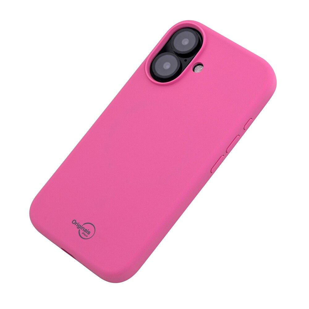 Capa iPhone 16, Originais iPlace, Silicone Essential, Pink