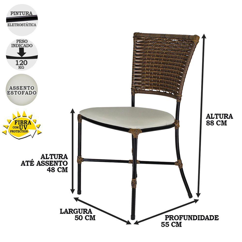 Miniatura Jogo De Cozinha Cadeiras Gramado Argila Ratan