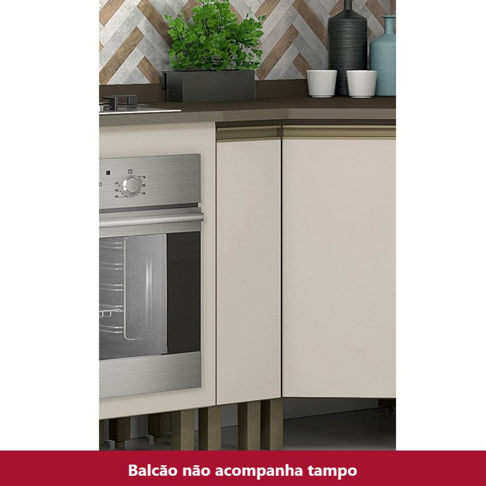 Miniatura Balcão Condimentos 20 Cm Connect Henn Duna com Cristal