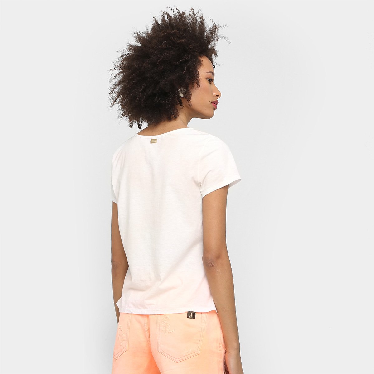 Miniatura Blusa Coca-Cola Franjas Barra Off White - G