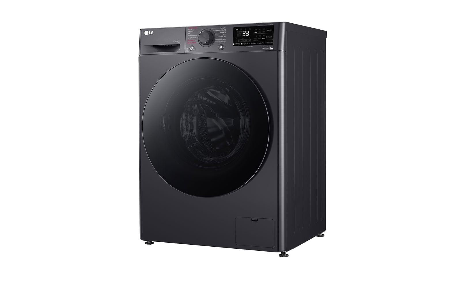 Lava e Seca LG VC5 12kg Titanium com Inteligência Artificial AIDD™ (CV3012MC5A) - 220v