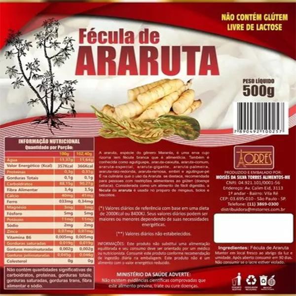 Miniatura Araruta Em Pó Torres 500Gr