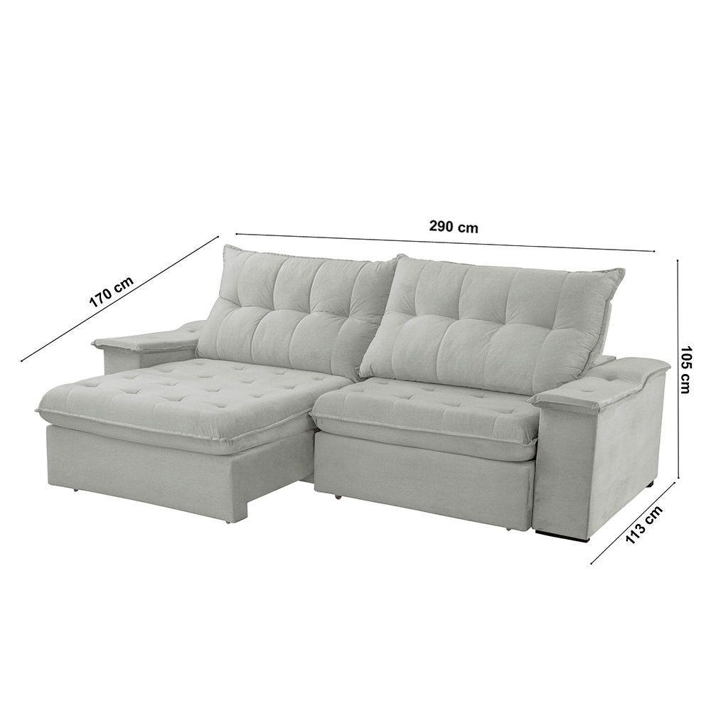 Miniatura Sofá Lua Linho 02 Módulos 120 Cm B25cm Meu Sofá Online A230 Linho Cinza