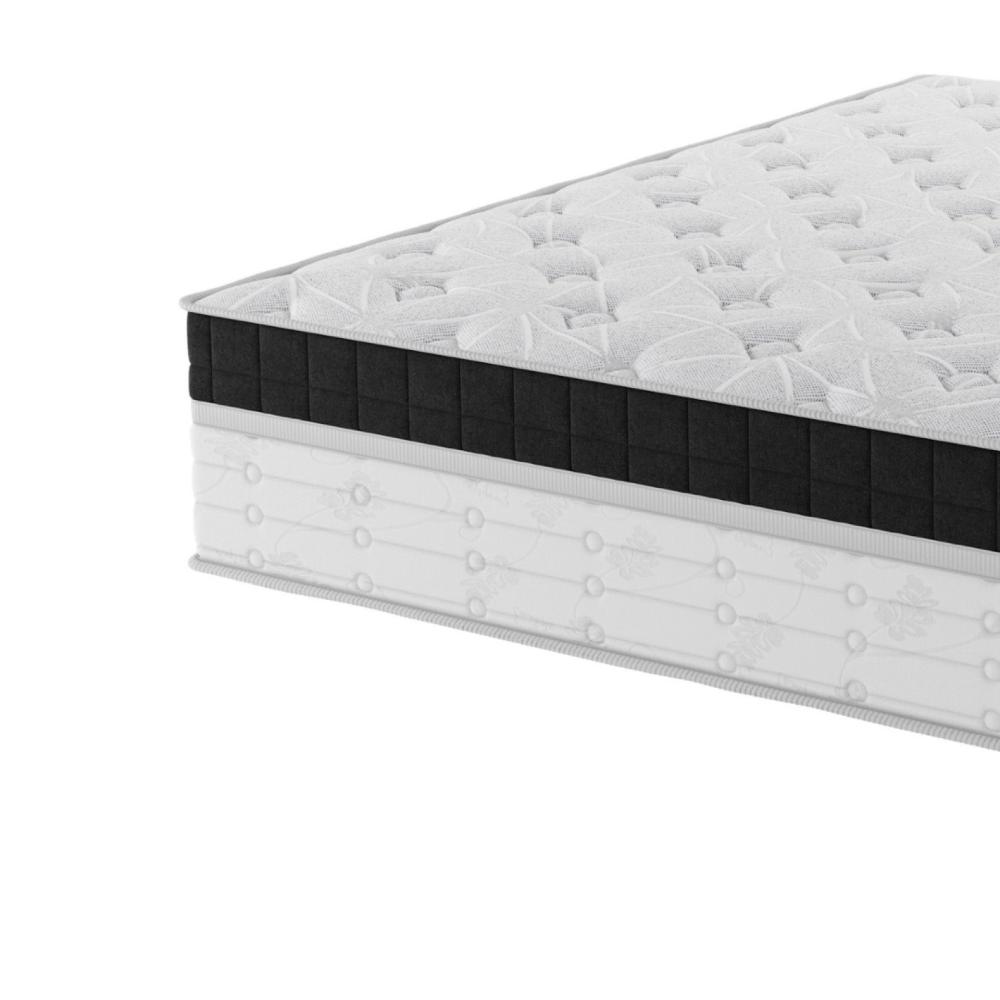 Miniatura Colchão Duplo Molejo 41cm 1,98m 1,58m Chile Yescasa Preto