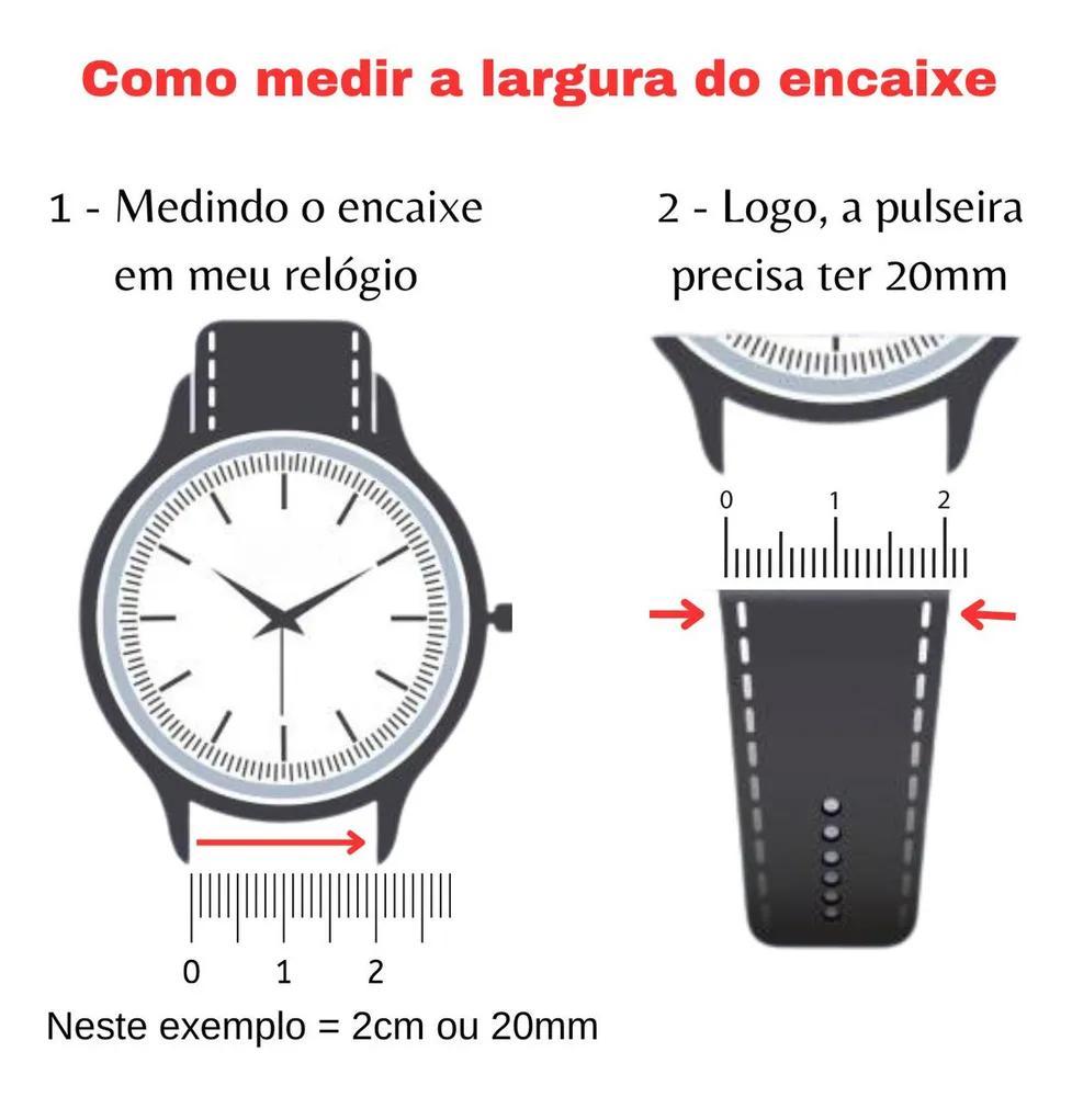 Pulseira Amazfit Gts A1914 Silicone 20Mm Preto