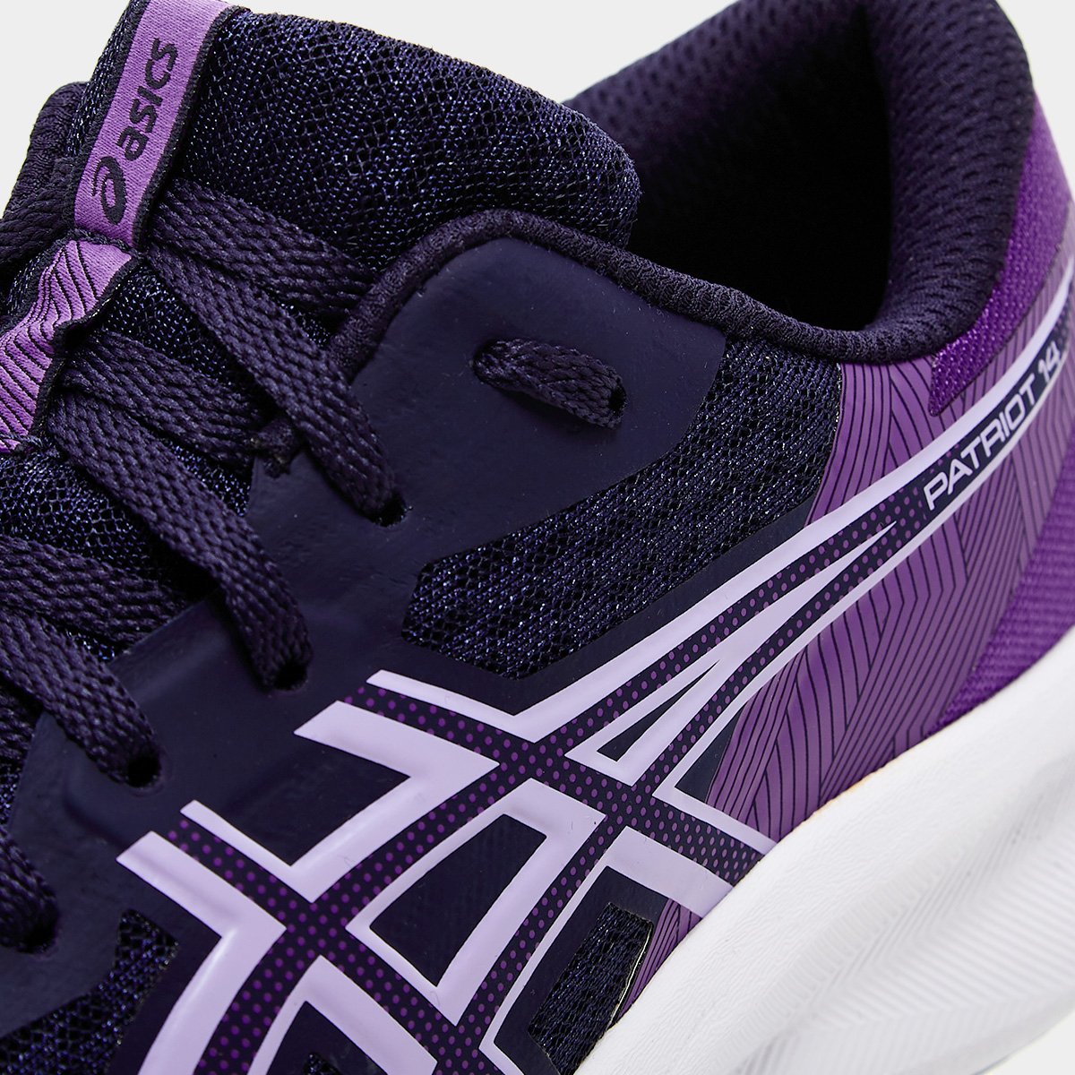 Tênis Asics Patriot 14 Feminino Marinho+Roxo - 34