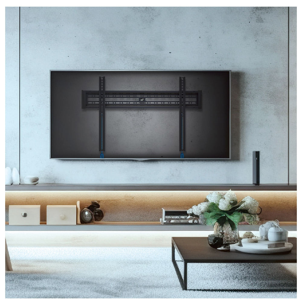 Miniatura Suporte de Parede Fixo para TVs de 32" a 86" Preto - E600 - ELG Pedestais