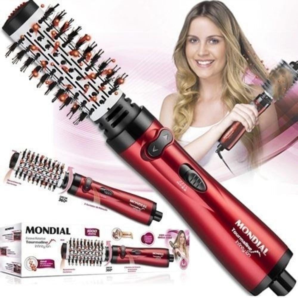 Miniatura Escova Rotativa Modele Hair Mondial 1000w 220V