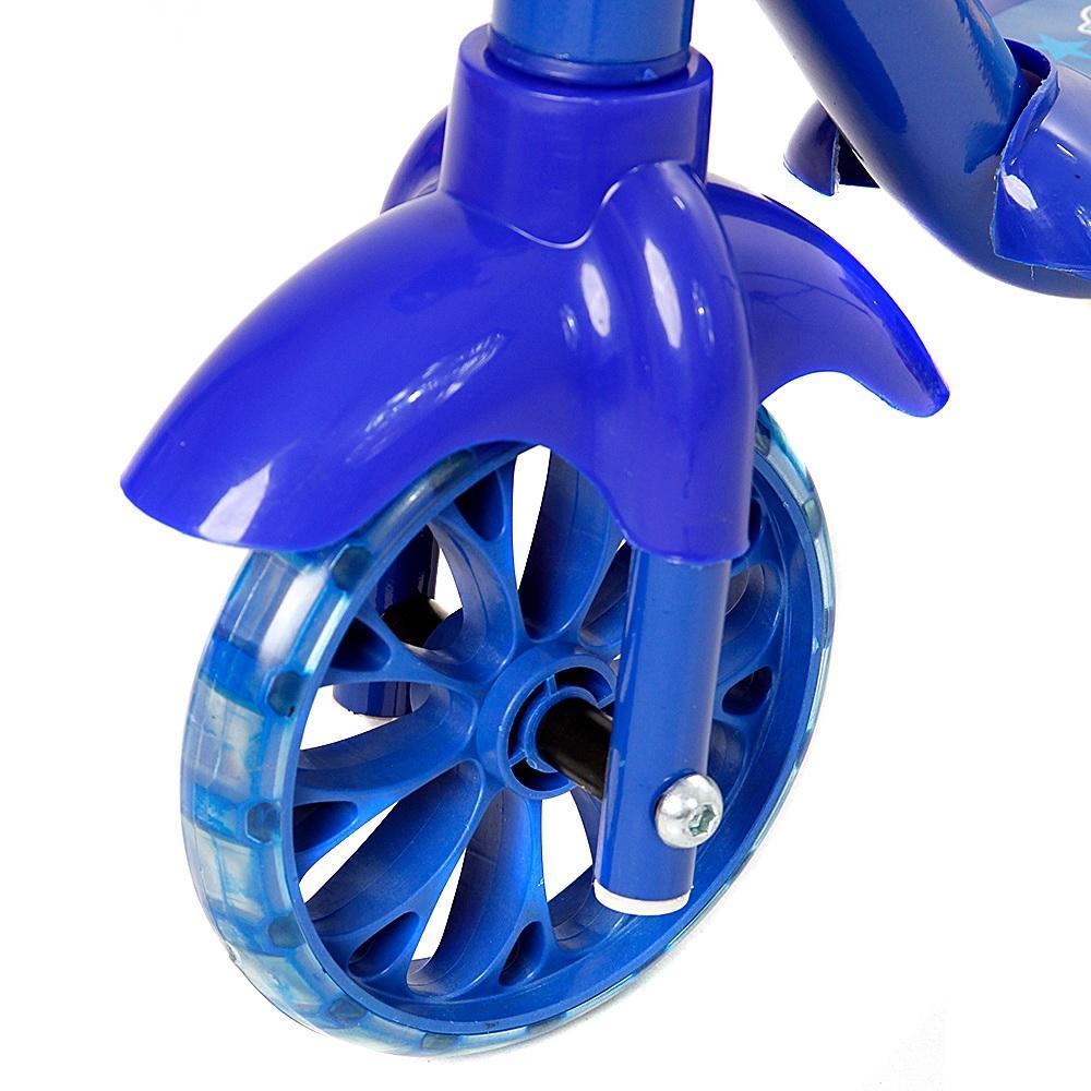 Brinquedo Patinete Capitão América Scooter 3 Rodas C Cesta.