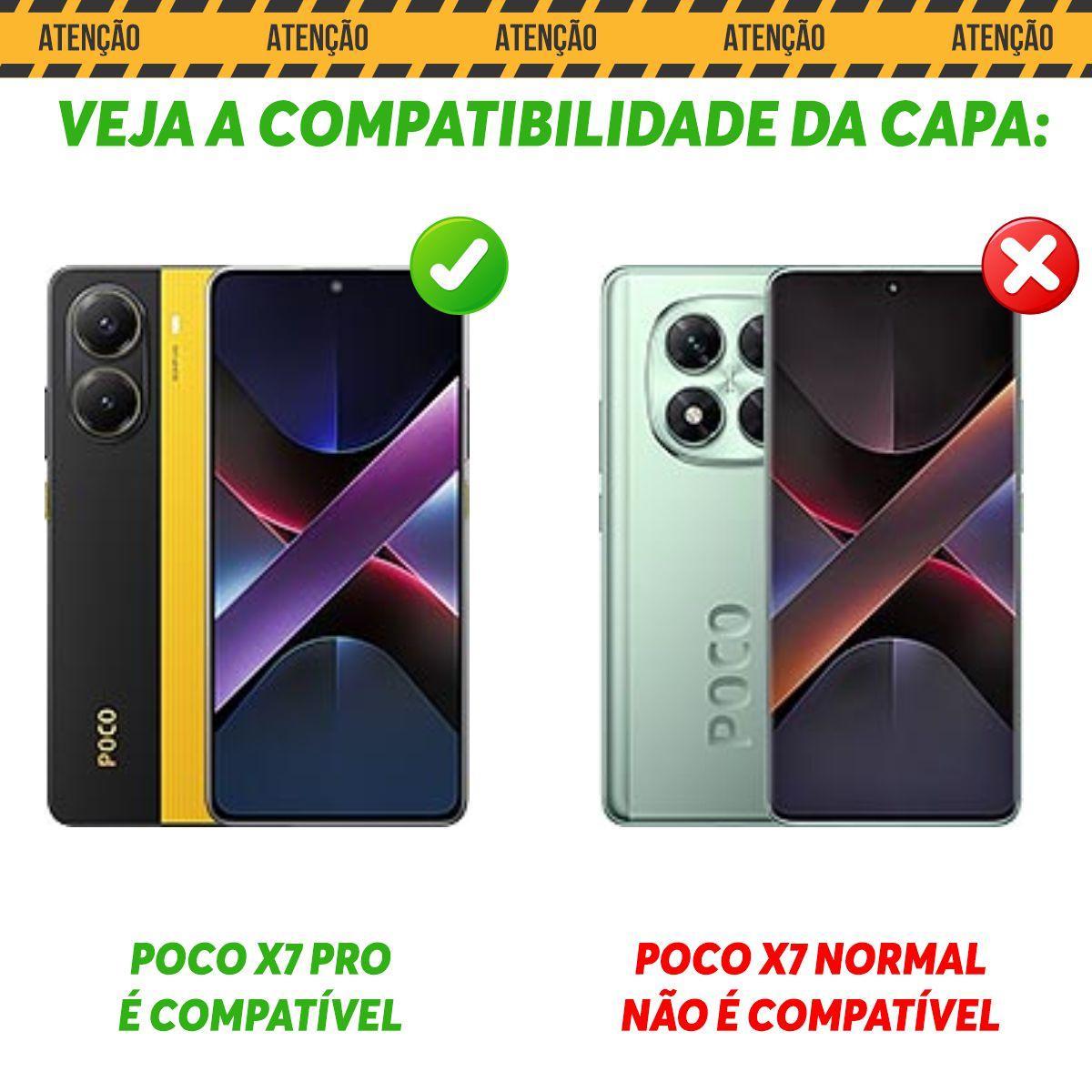 Miniatura Capa Capinha Case Para Poco X7 Pro - Protetora Militar