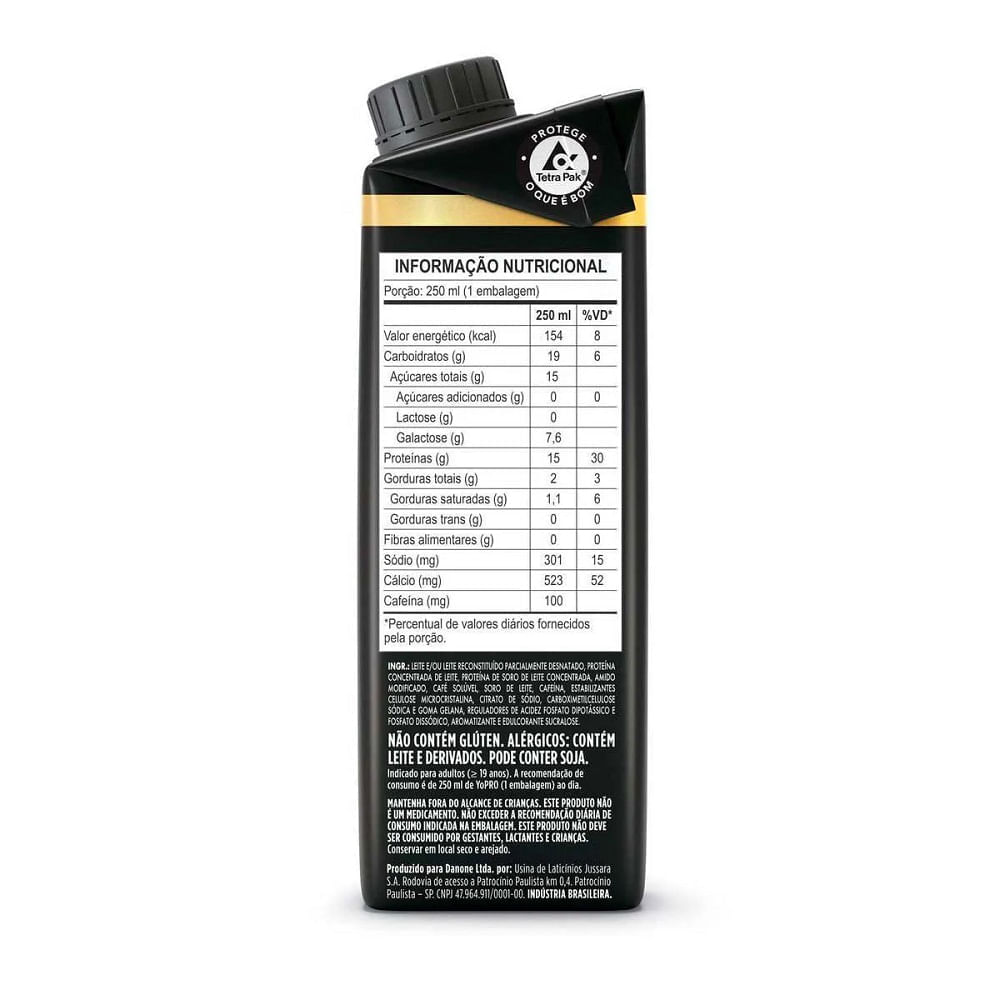 Miniatura Bebida Yopro 15G Energy Boost 250ml Café Expresso
