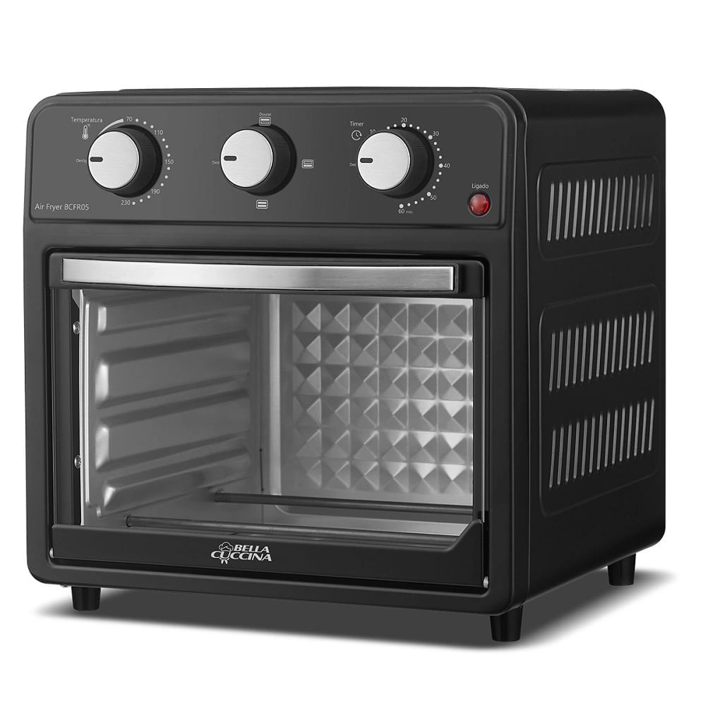Miniatura Fritadeira Elétrica Air Fryer Britânia Bella Cuccina BCFR05 Preta - 127V