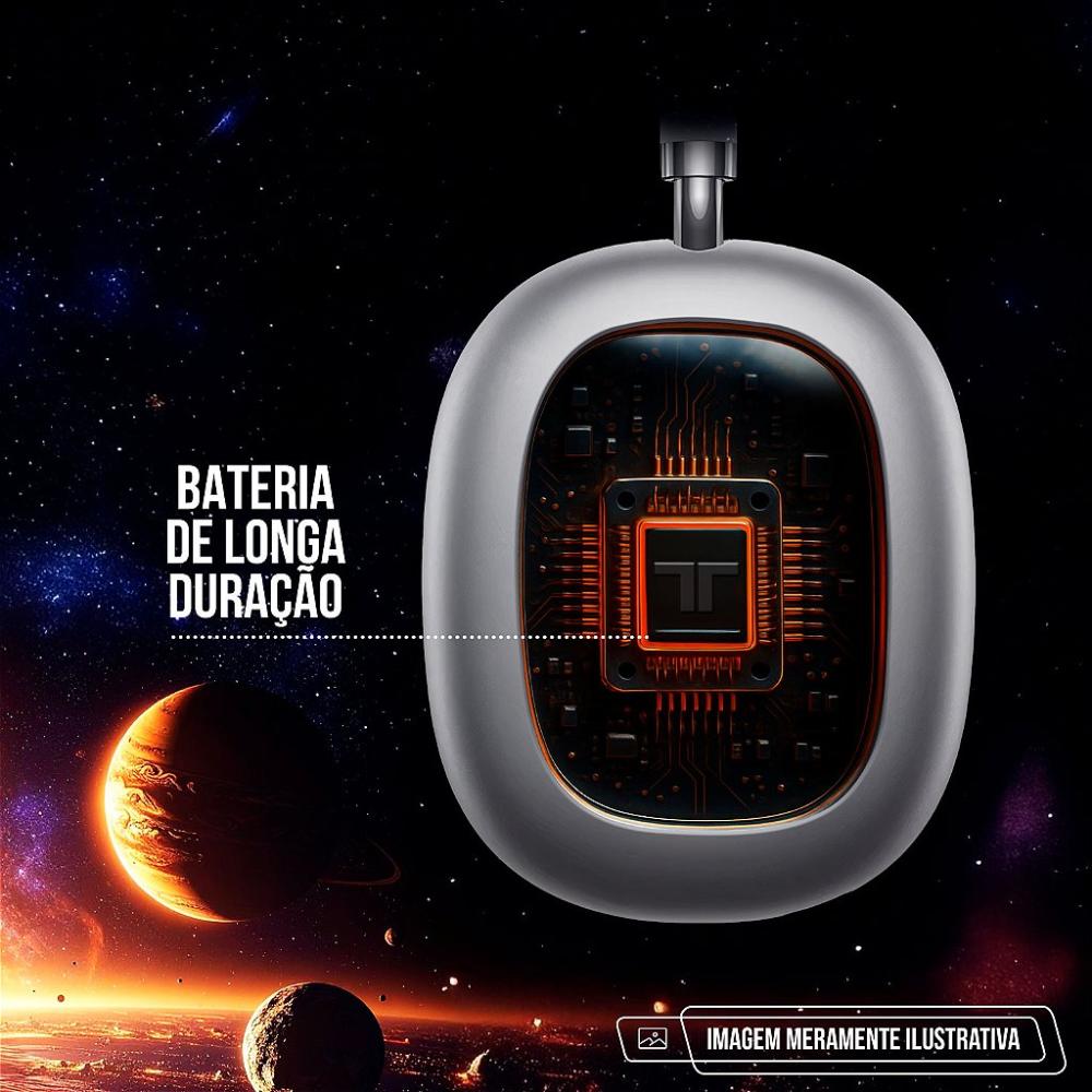 Miniatura Headphone Bluetooth Orbit Max - Cinza Escuro - SPACE