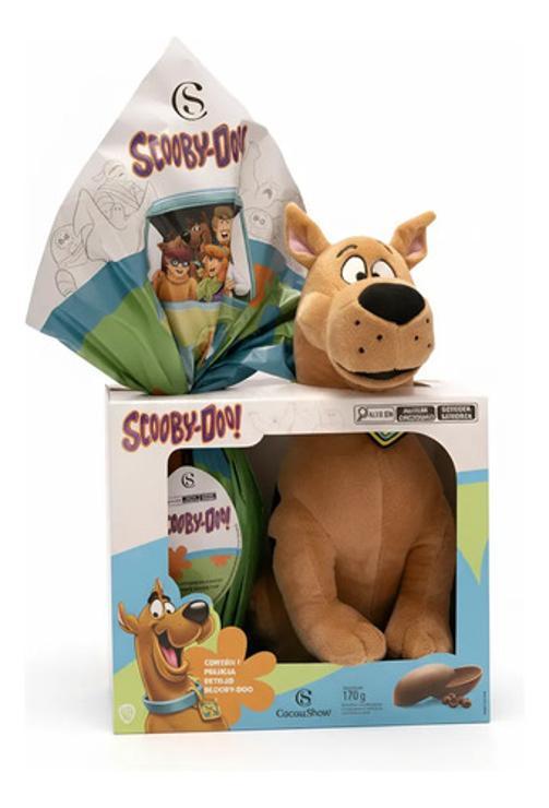 Miniatura Ovo Páscoa Infantil 2026 Cacau Show Scooby Doo 170G Pelúcia