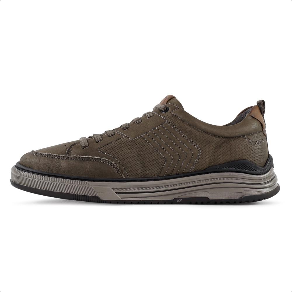Miniatura Sapatênis Democrata Denim Dylan Masculino Bege / Marrom - 38