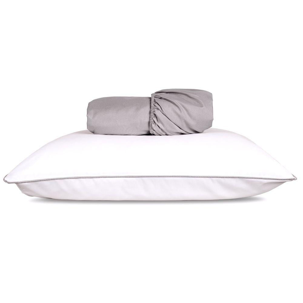 Miniatura Jogo De Lençol Solteiro Linea Micropercal 200 Fios 2 Peças - Cinza