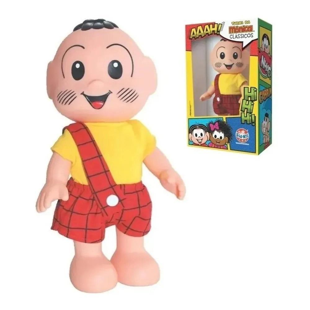 Miniatura Boneco Cascão Turma Mônica Clássico Original- Sid Nyl 979 Boneco - Turma da mônica