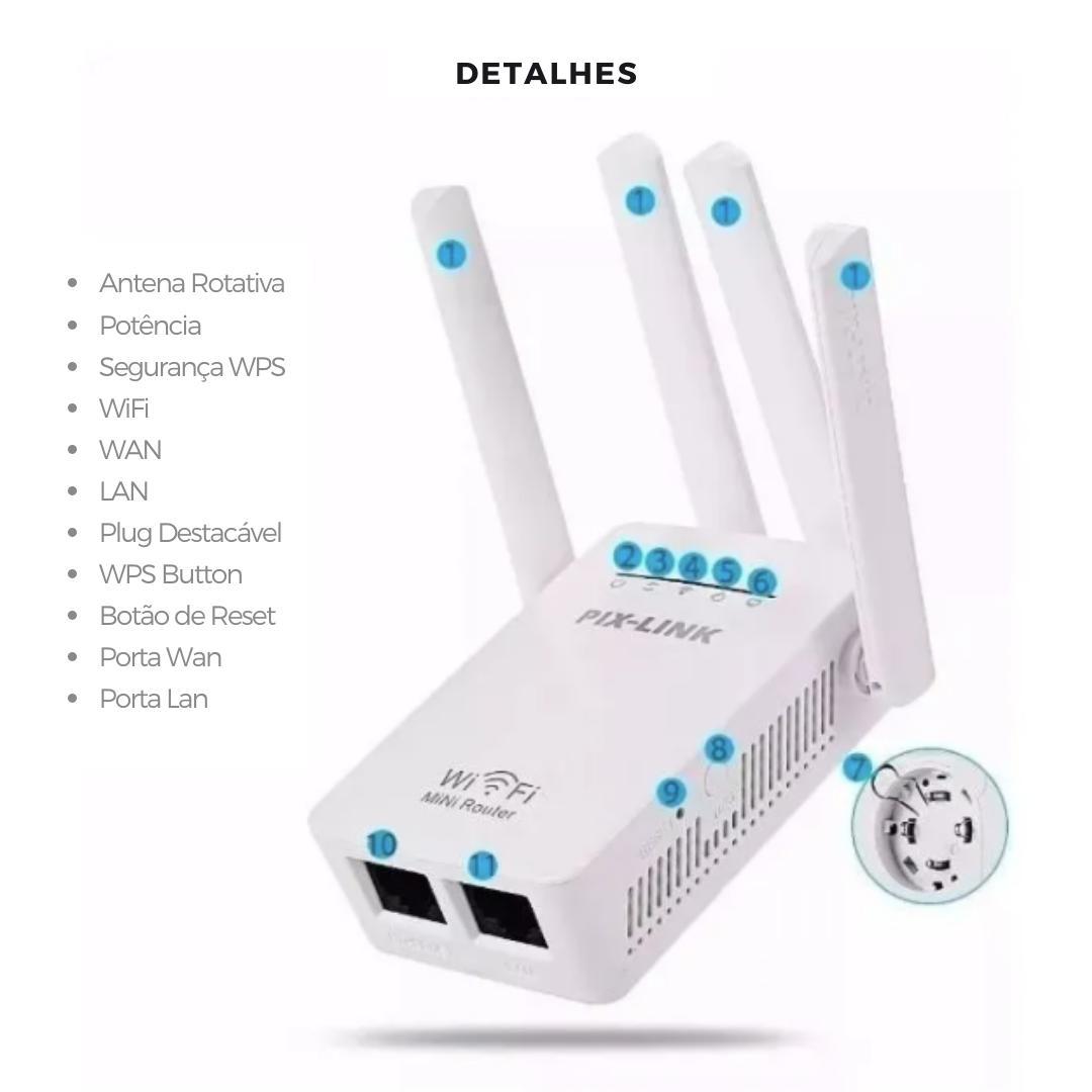 Repetidor Wi-Fi 2800M - Cobertura Total E Conexão Estável