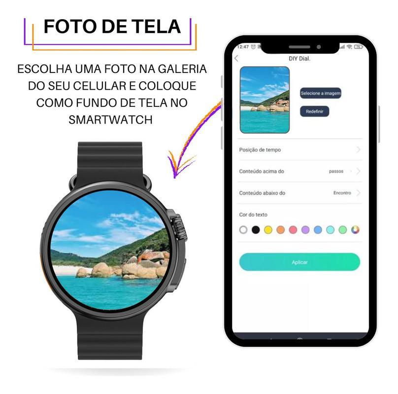 Miniatura Smartwhat 2023 Hw3 Ultra Max Sports Lançamento - Cinza