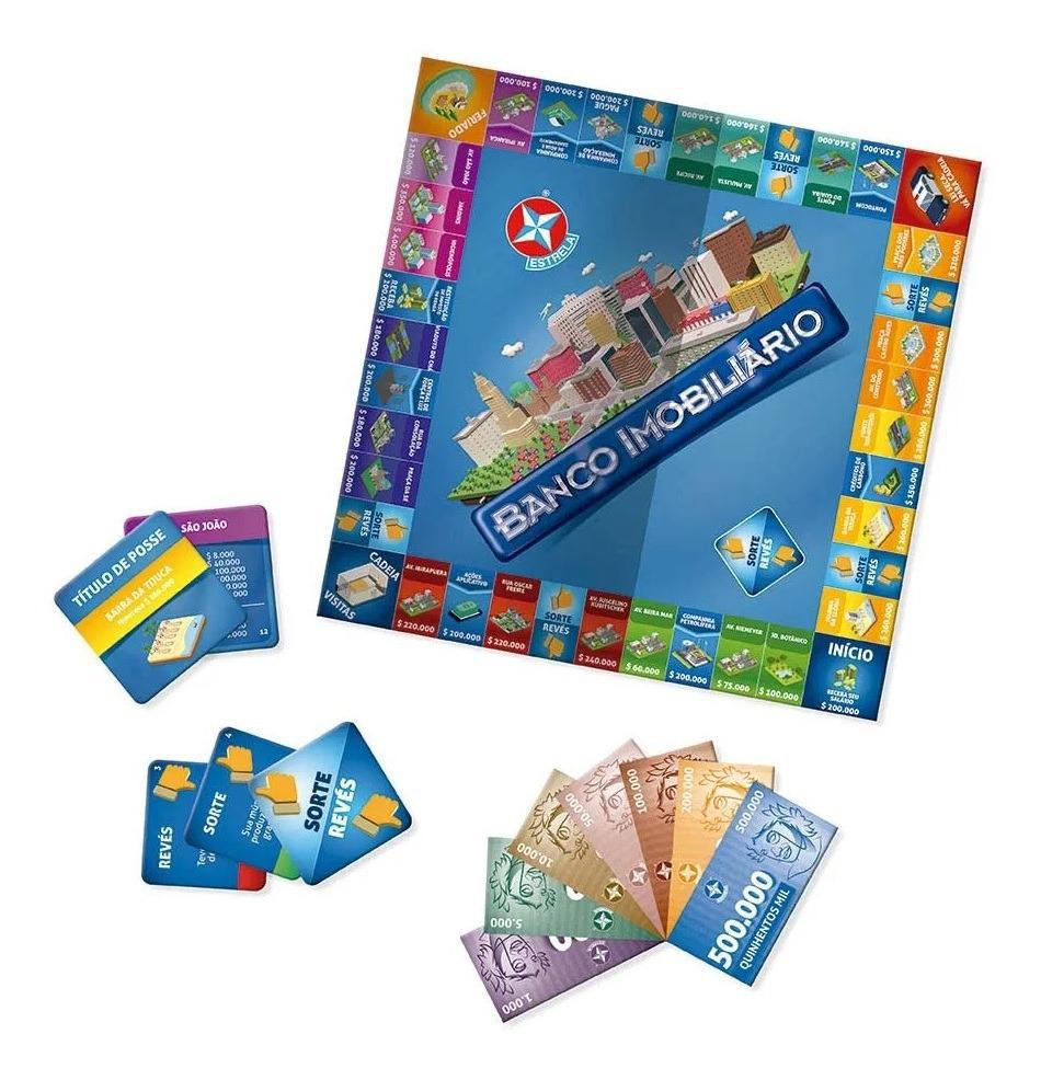 Miniatura Kit Jogos De Tabuleiro Banco Imobiliário E Jogo Da Vida